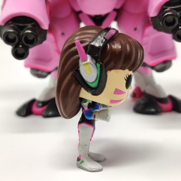 Funko Pop Games Super 6 Inch Overwatch D.Va with Meka Mech Suit Tank #177 NO BOX - Picture 16 of 16